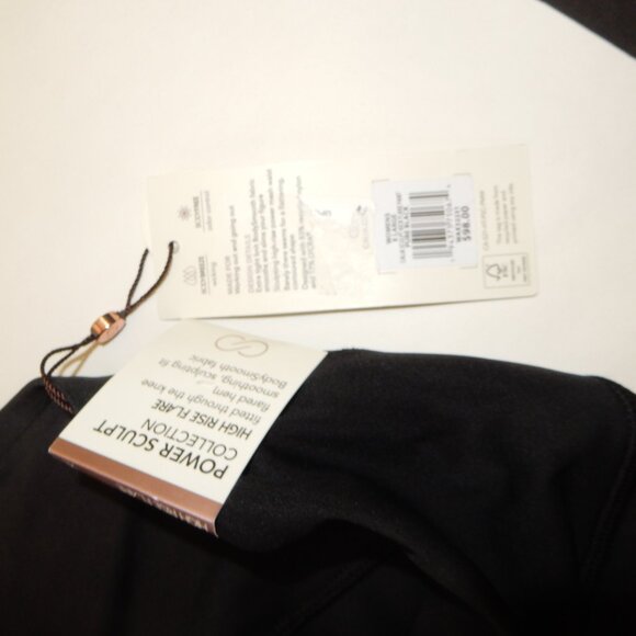 NWT Calia Power Sculpt Split Flare Leg pants Black XL - Picture 7 of 8